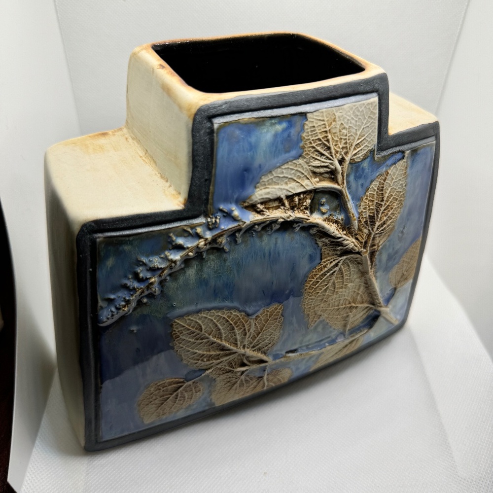 a beautiful table base by famous Tenmoku artist its a rare find